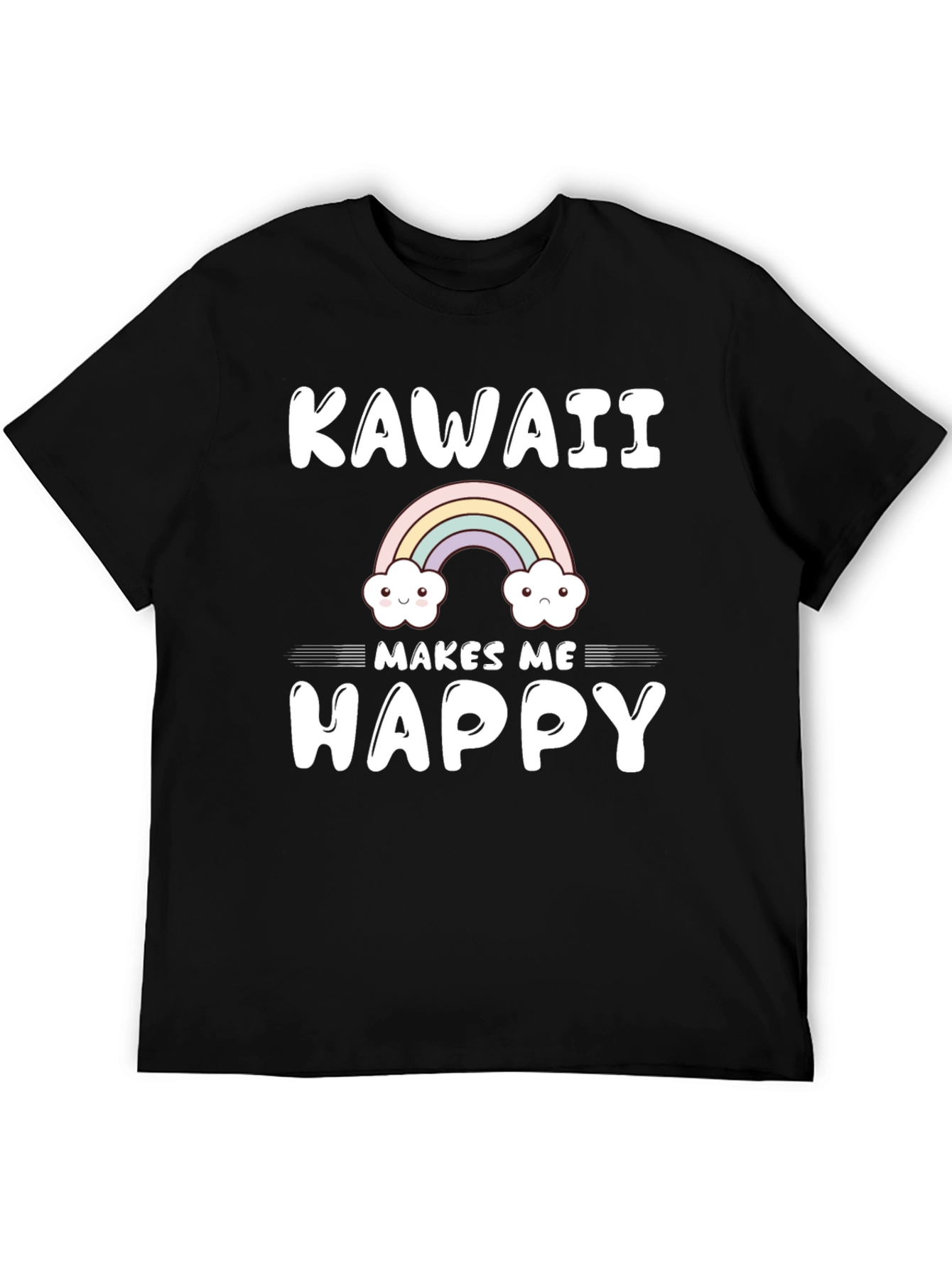 Kawaii Makes Me Happy Graphic T-Shirt