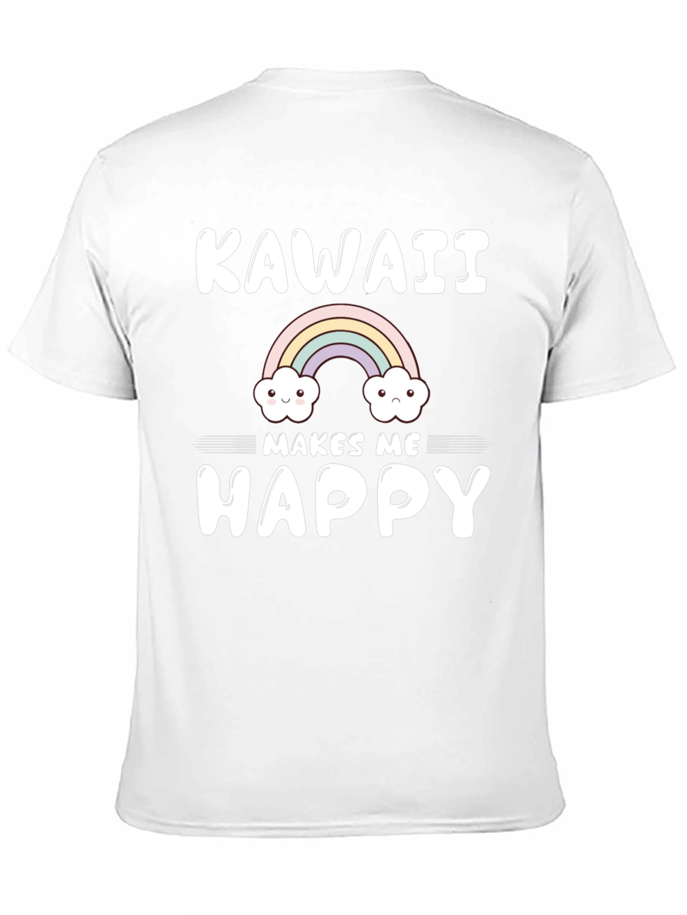 Kawaii Makes Me Happy Graphic T-Shirt
