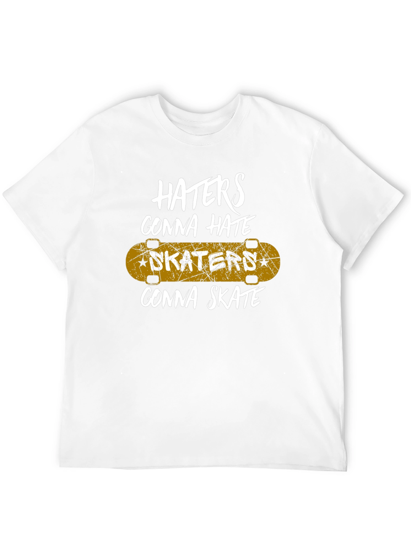 Skaters Gonna Skate Graphic Tee - Black