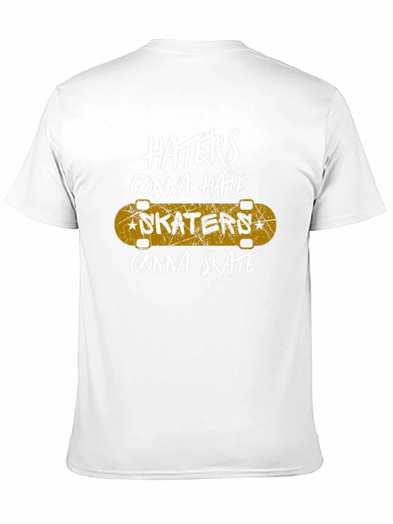 Skaters Gonna Skate Graphic Tee - Black