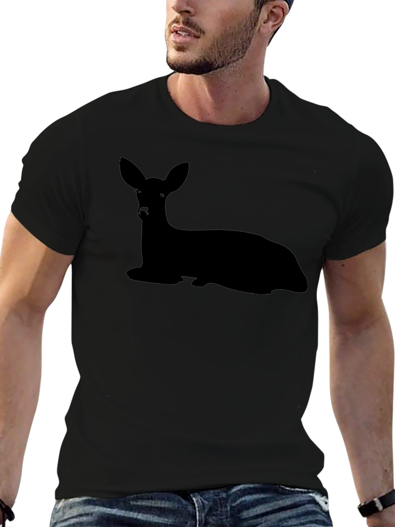 Deer Silhouette Graphic T-Shirt - Unisex