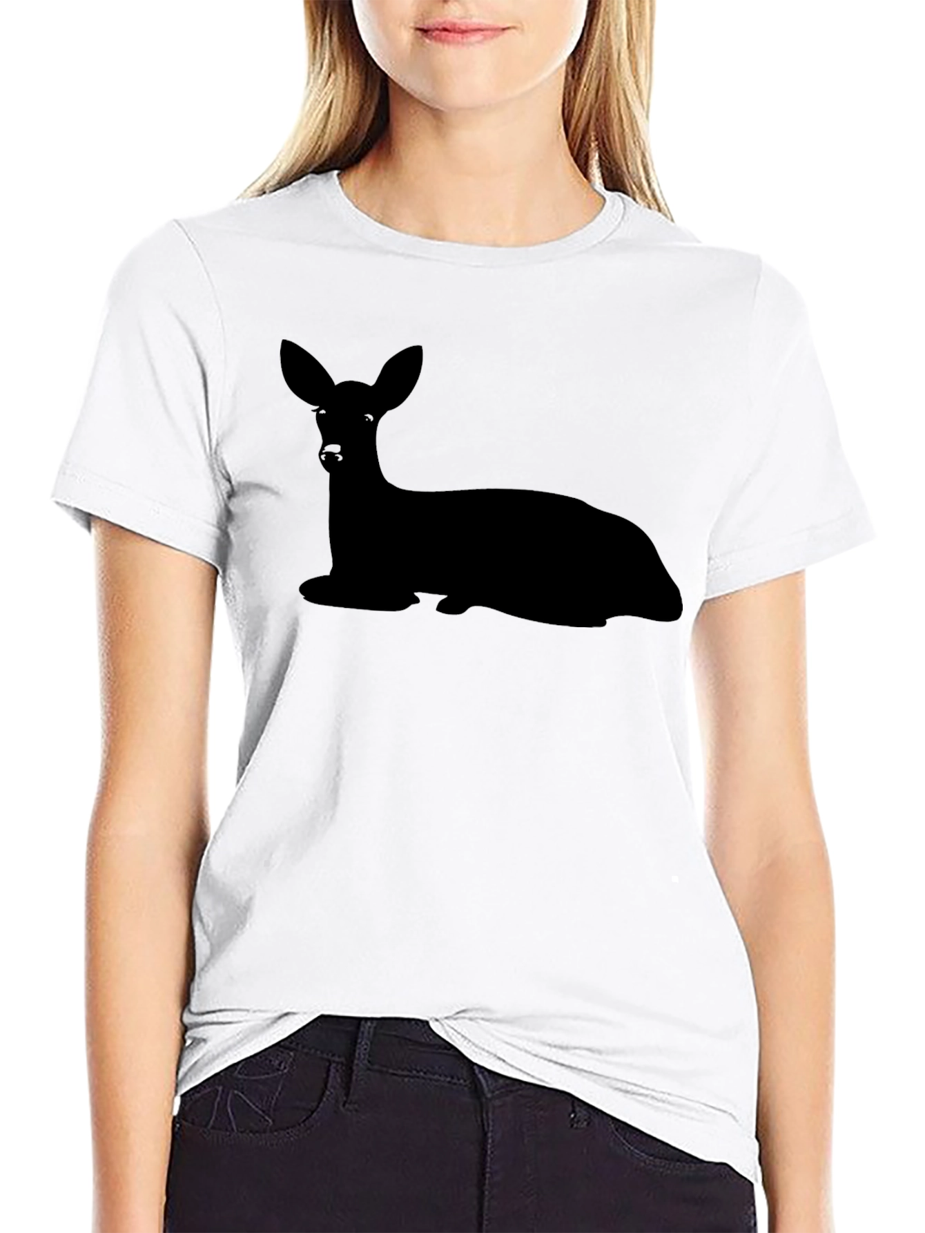 Deer Silhouette Graphic T-Shirt - Unisex