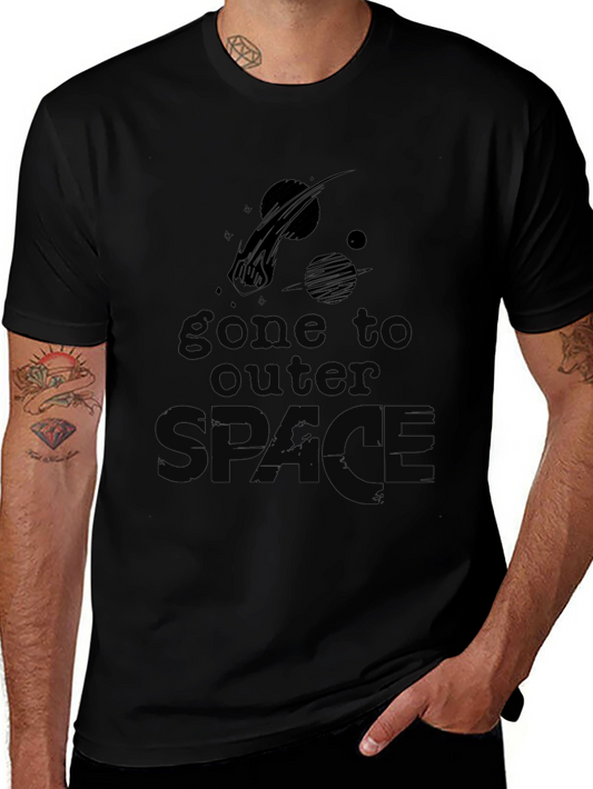 Gone to Outer Space T-Shirt - Black
