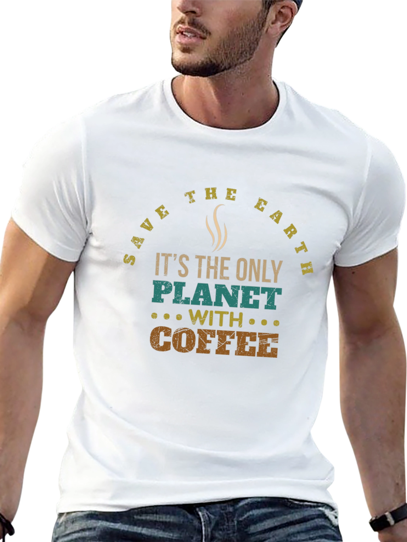 Save the Earth Coffee Lover T-Shirt