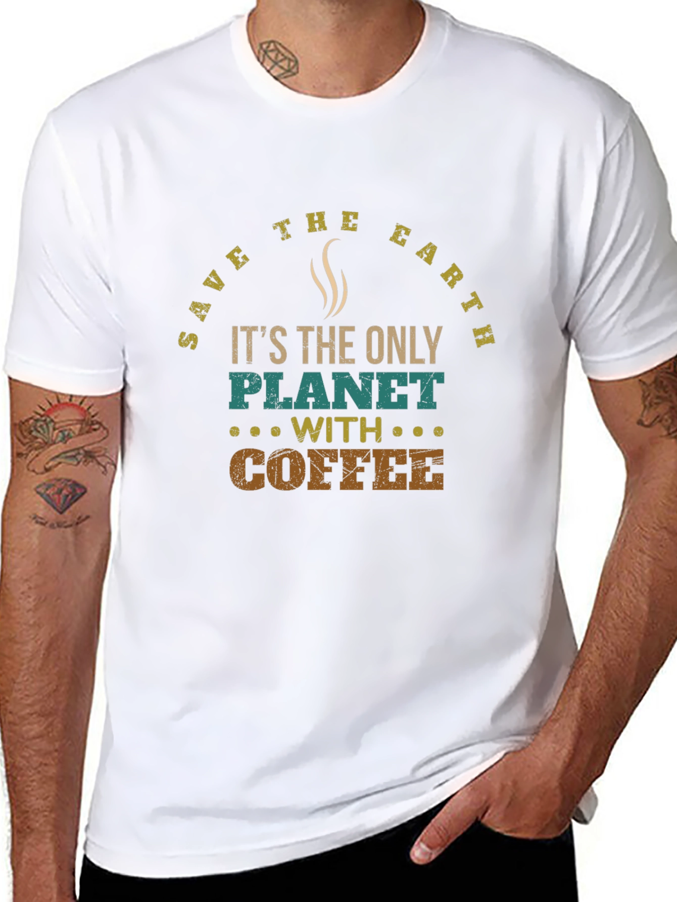 Save the Earth Coffee Lover T-Shirt