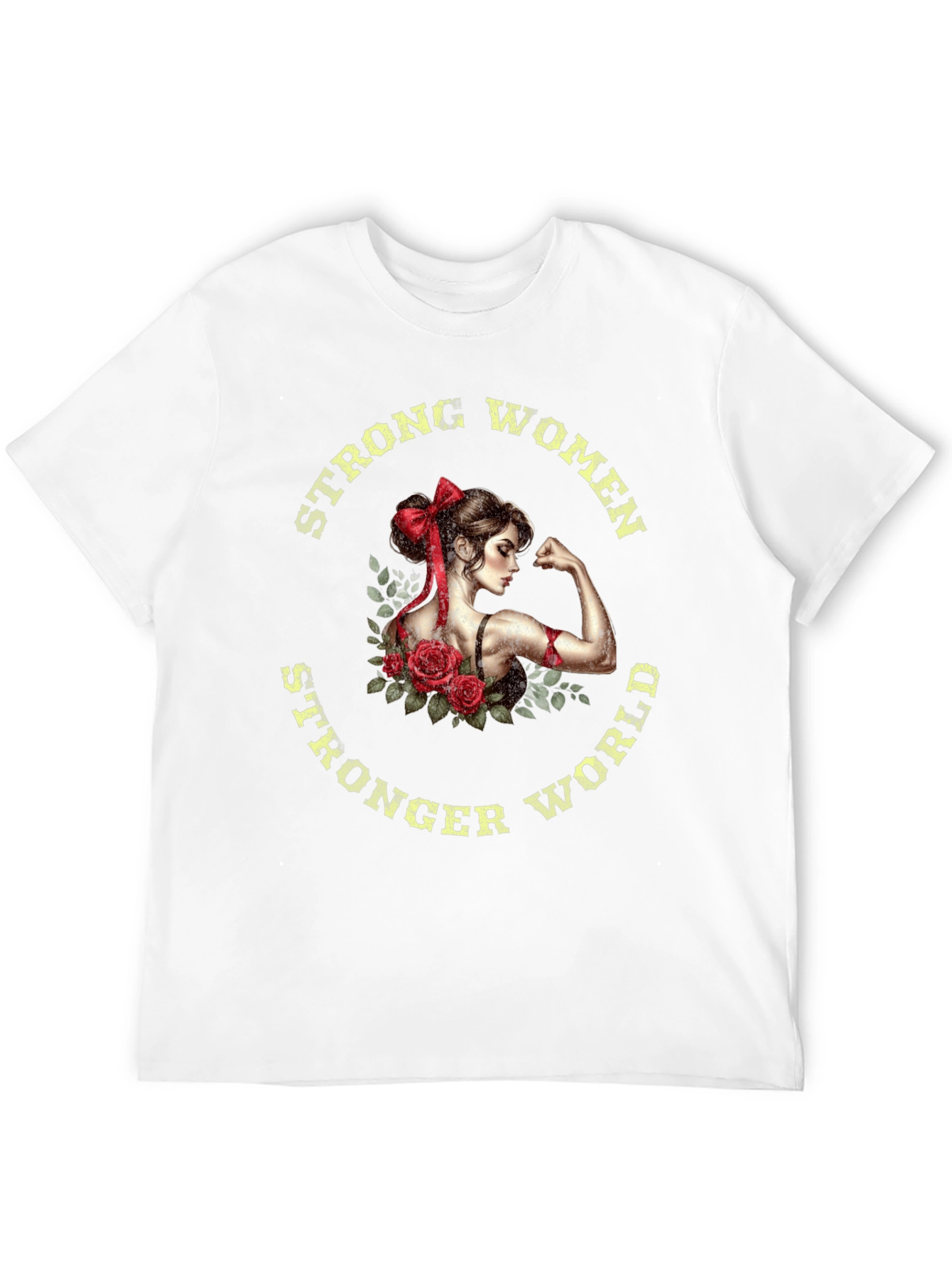 Strong Women Stronger World Graphic Tee