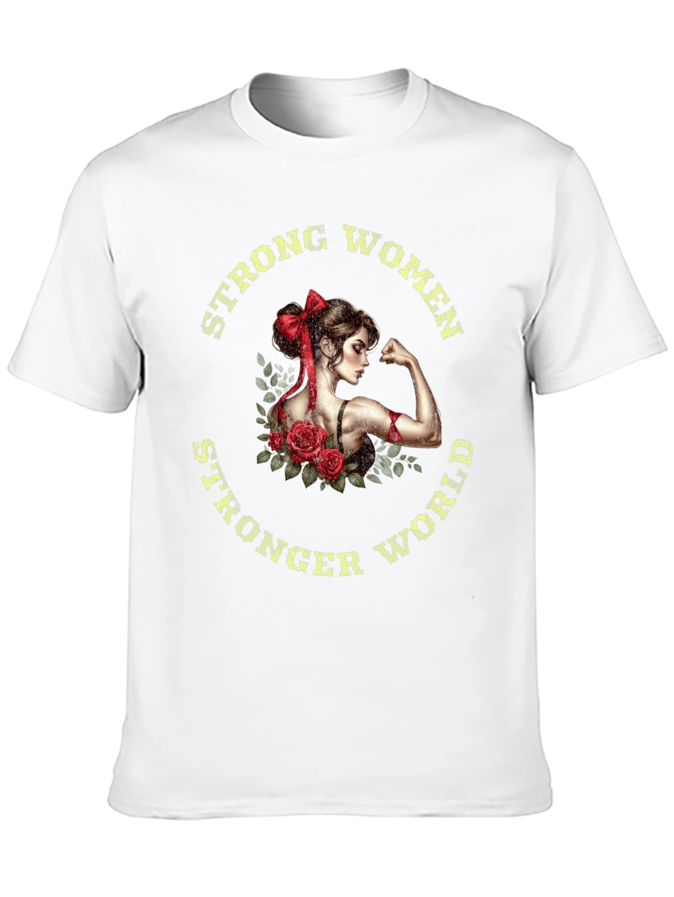 Strong Women Stronger World Graphic Tee