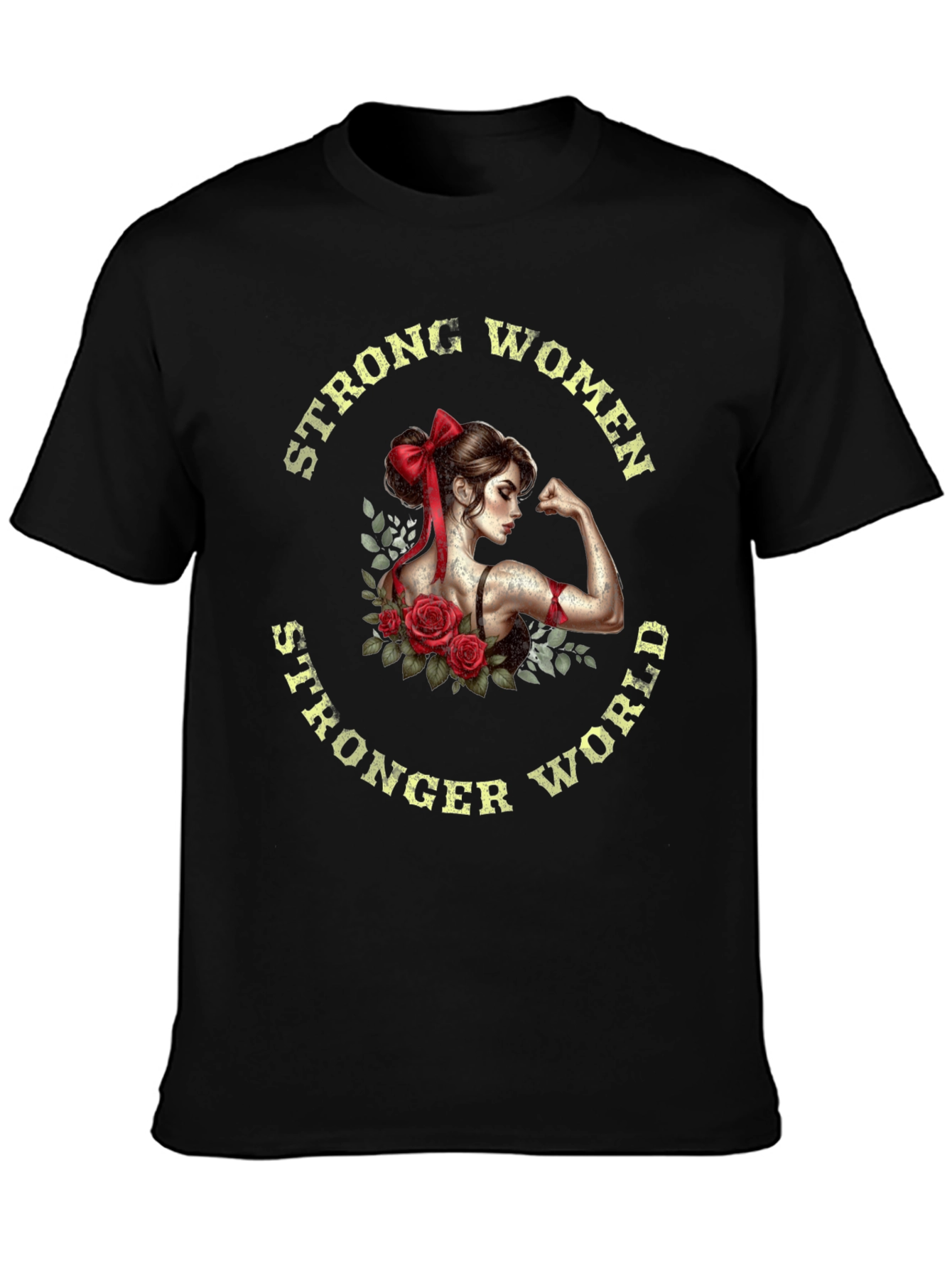 Strong Women Stronger World Graphic Tee