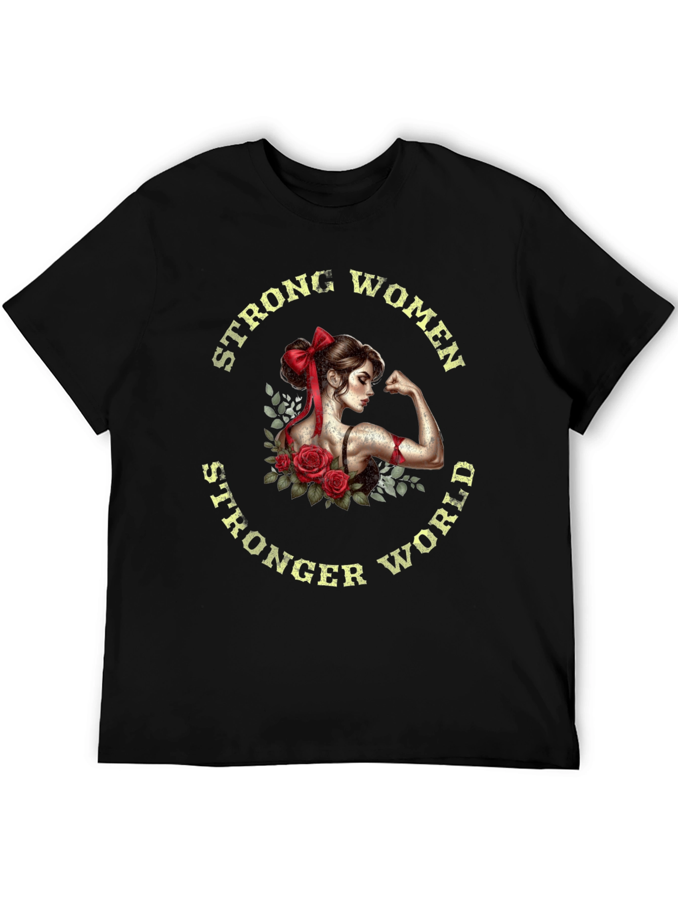 Strong Women Stronger World Graphic Tee