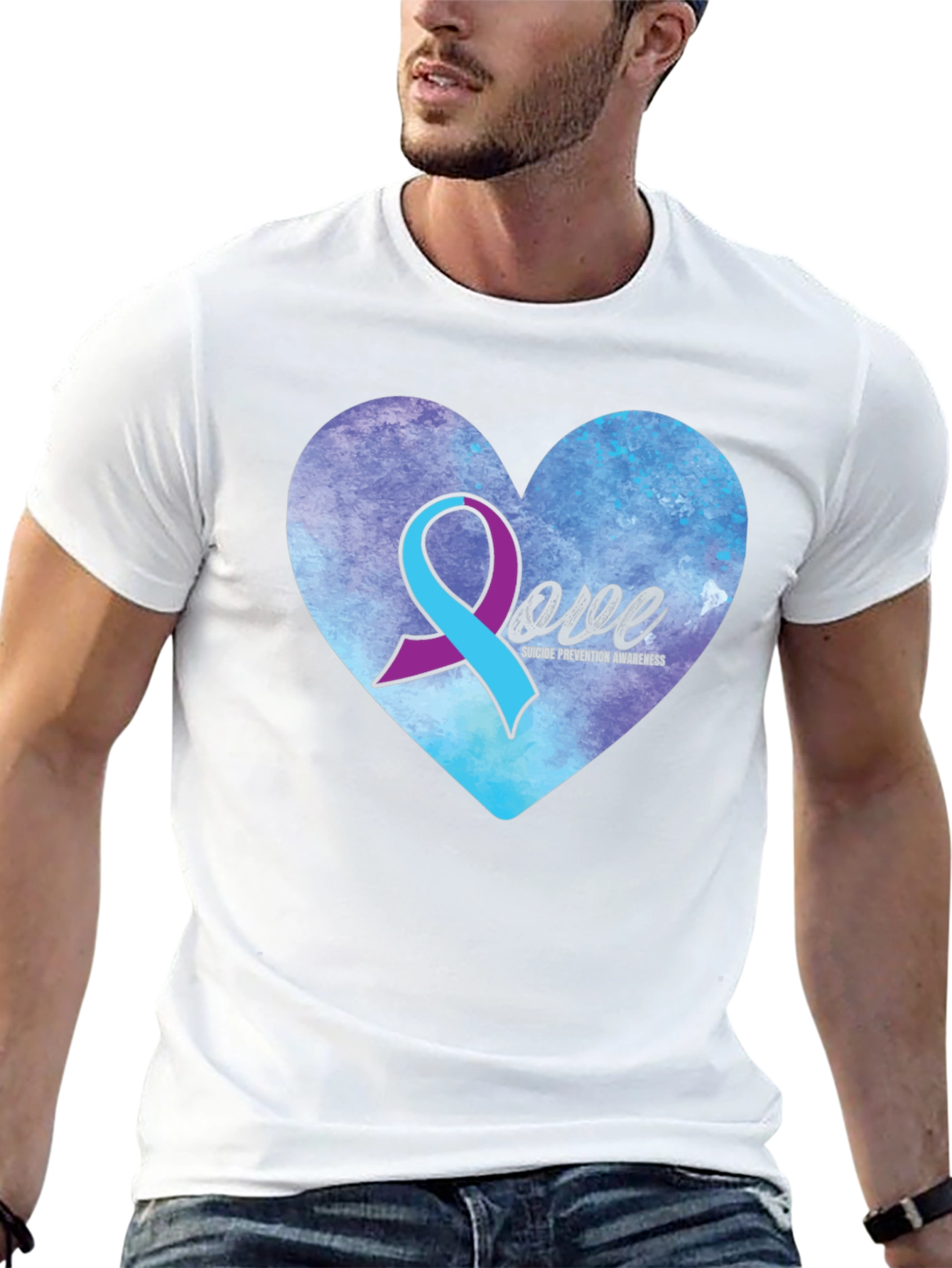 Suicide Prevention Awareness Love Heart T-Shirt