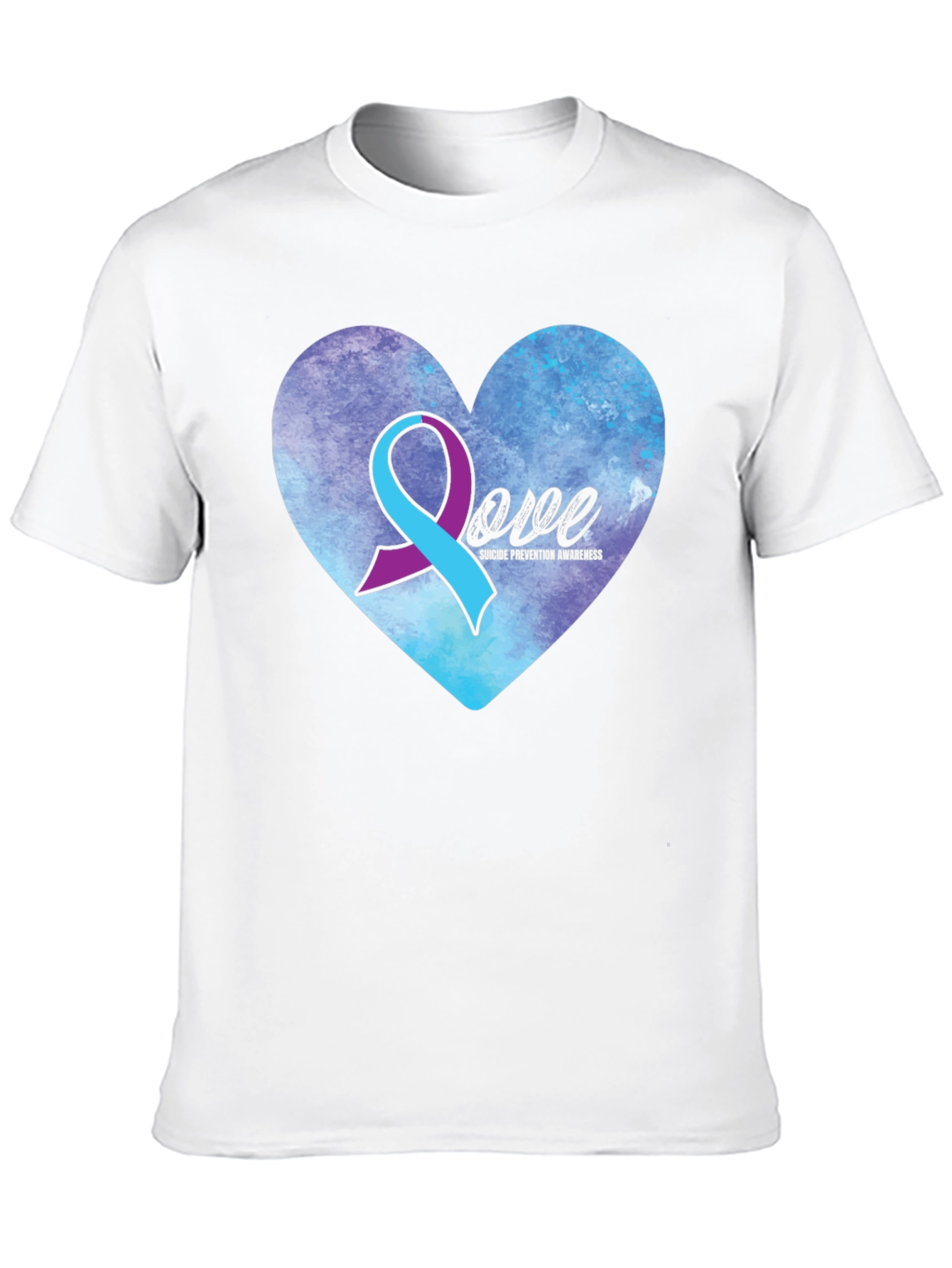 Suicide Prevention Awareness Love Heart T-Shirt