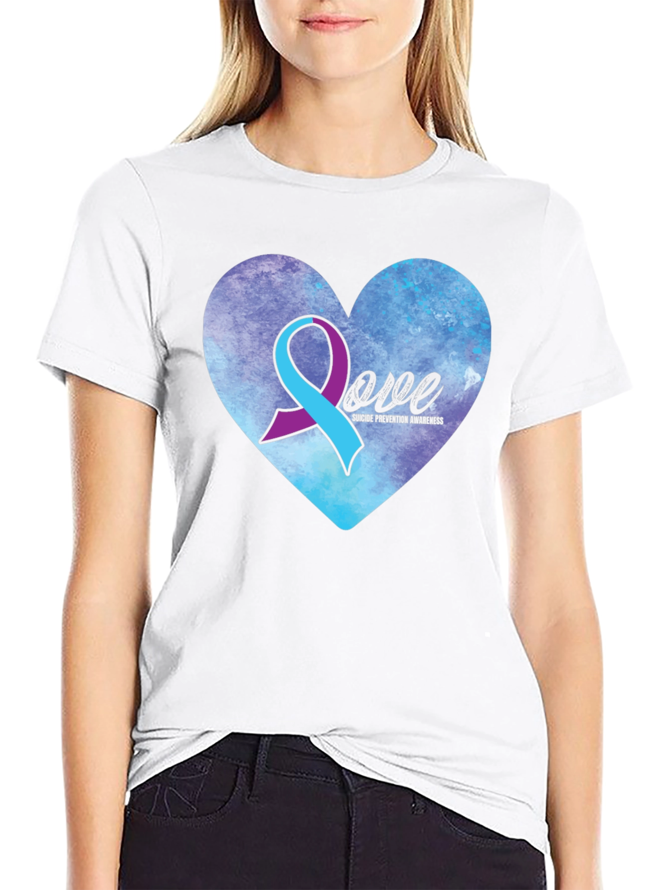 Suicide Prevention Awareness Love Heart T-Shirt