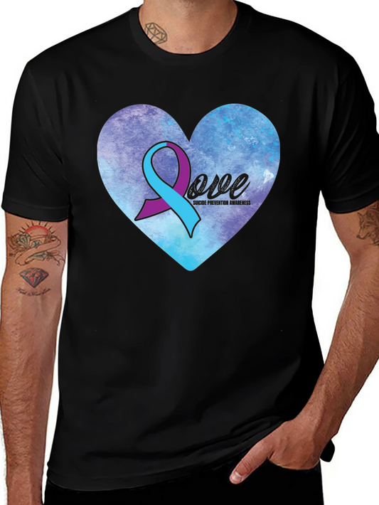 Suicide Prevention Awareness Love Heart T-Shirt