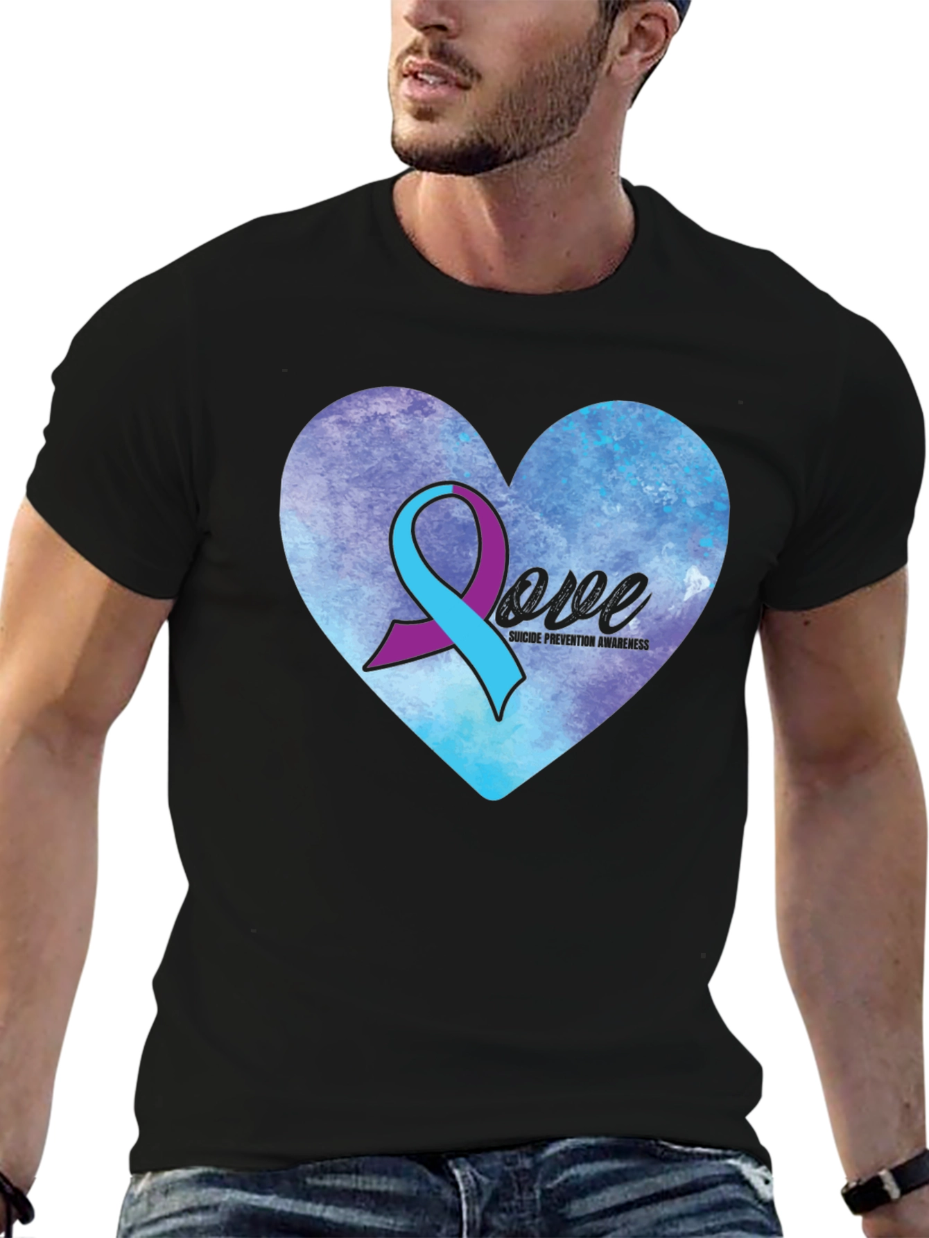 Suicide Prevention Awareness Love Heart T-Shirt