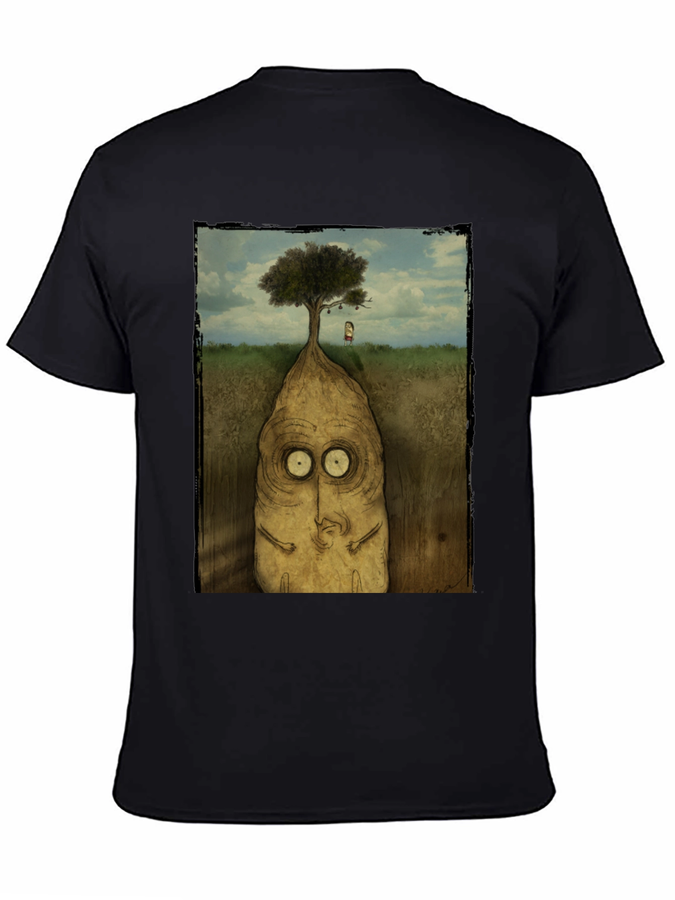 Surreal Tree Root Monster Graphic T-Shirt