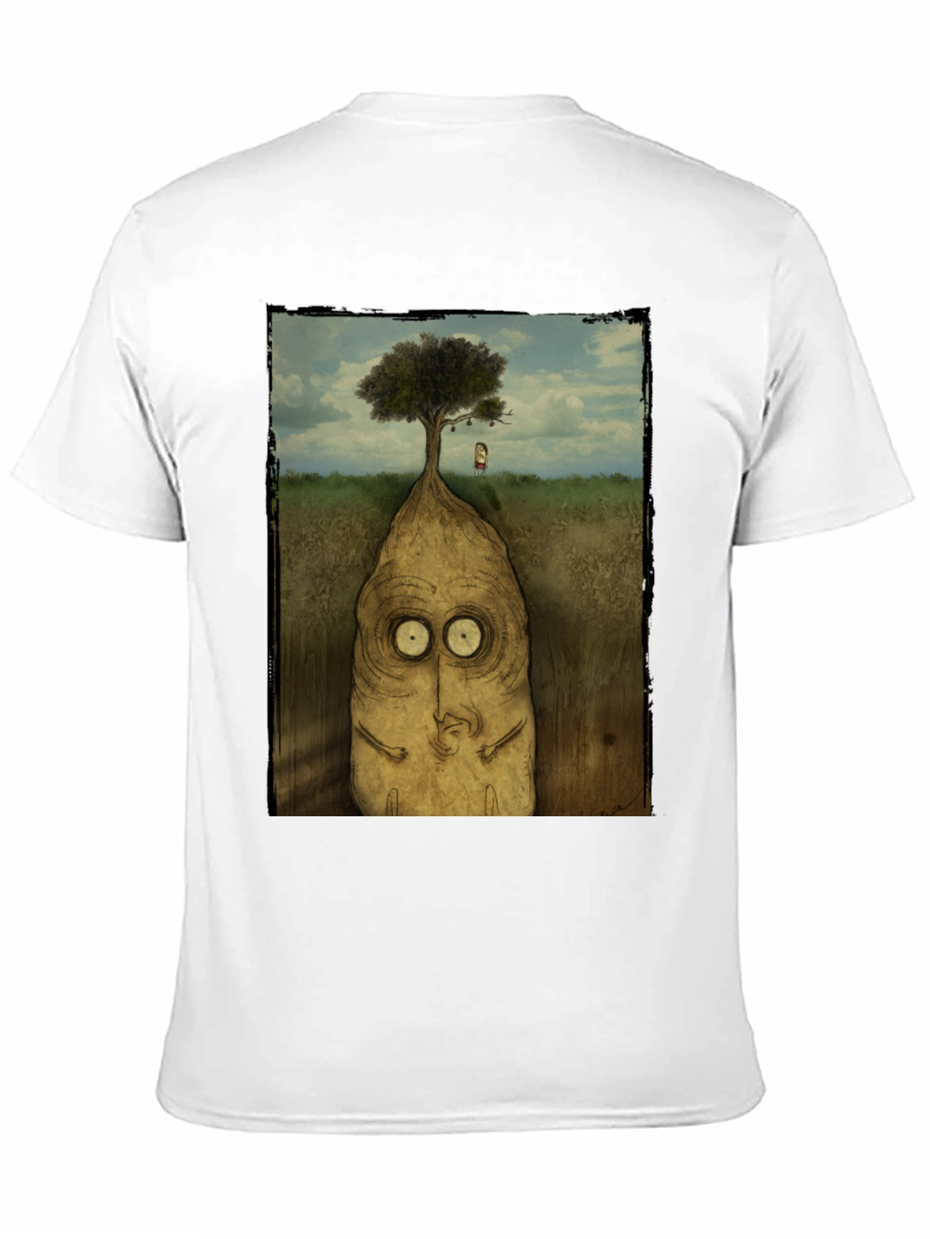 Surreal Tree Root Monster Graphic T-Shirt