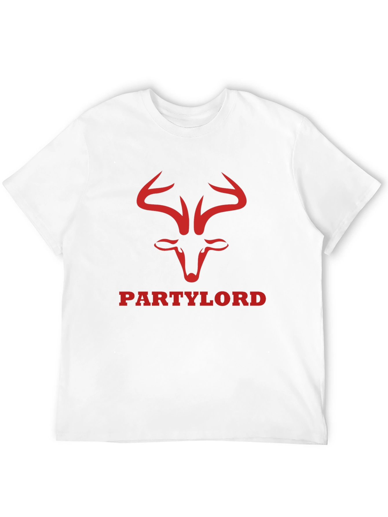 Party Lord Graphic Tee - Black Cotton T-Shirt