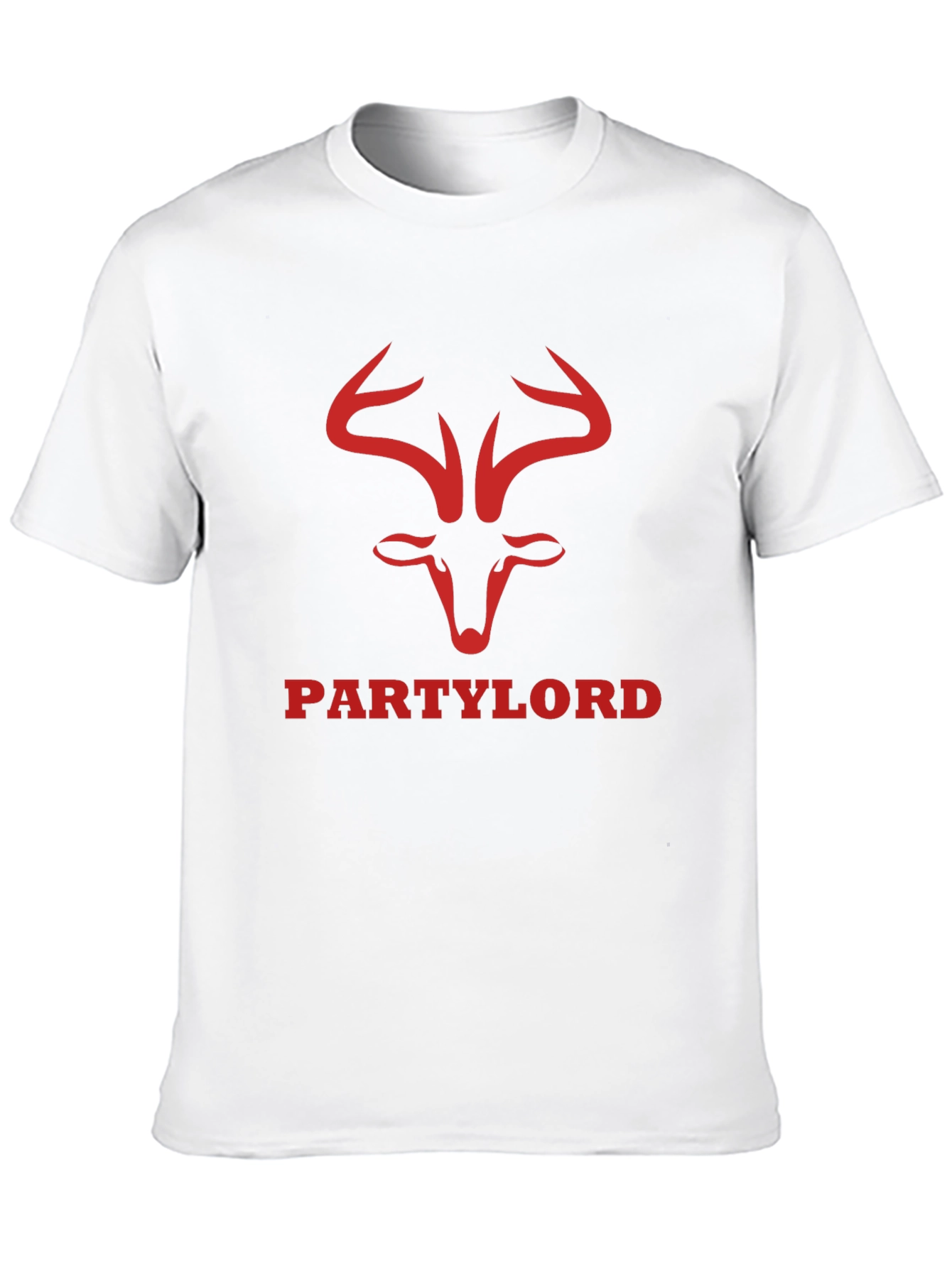 Party Lord Graphic Tee - Black Cotton T-Shirt