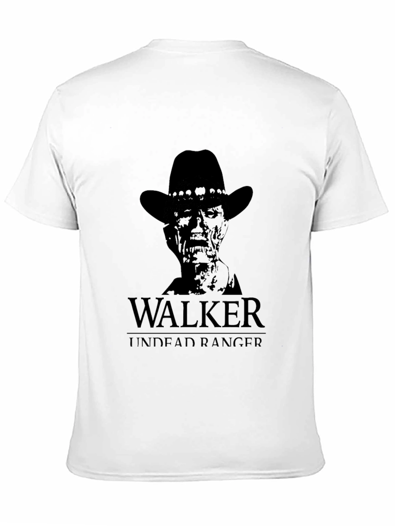 Walker Undead Ranger T-Shirt - Black Graphic Tee
