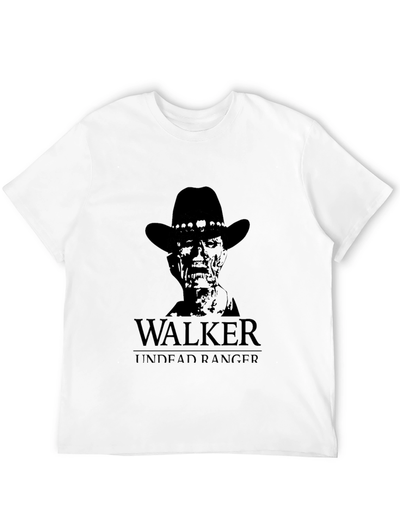 Walker Undead Ranger T-Shirt - Black Graphic Tee