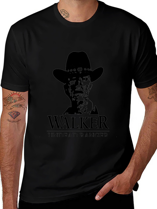 Walker Undead Ranger T-Shirt - Black Graphic Tee