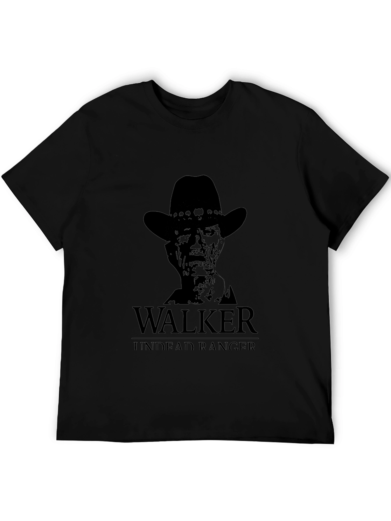 Walker Undead Ranger T-Shirt - Black Graphic Tee
