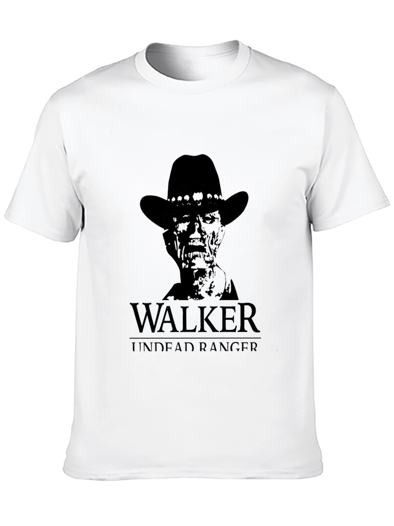 Walker Undead Ranger T-Shirt - Black Graphic Tee