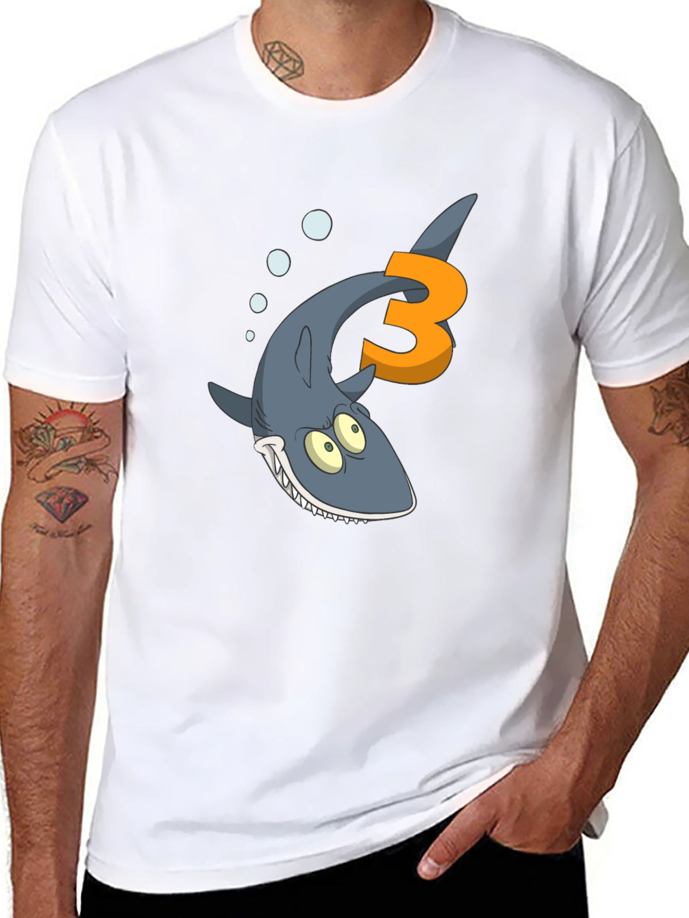 Shark Birthday T-Shirt - 3rd Birthday Gift