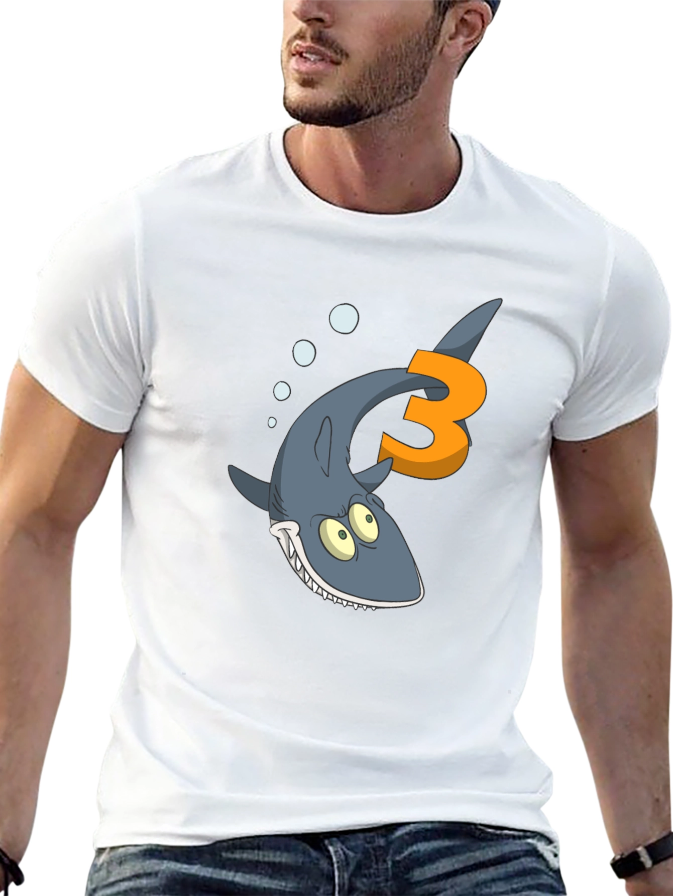Shark Birthday T-Shirt - 3rd Birthday Gift