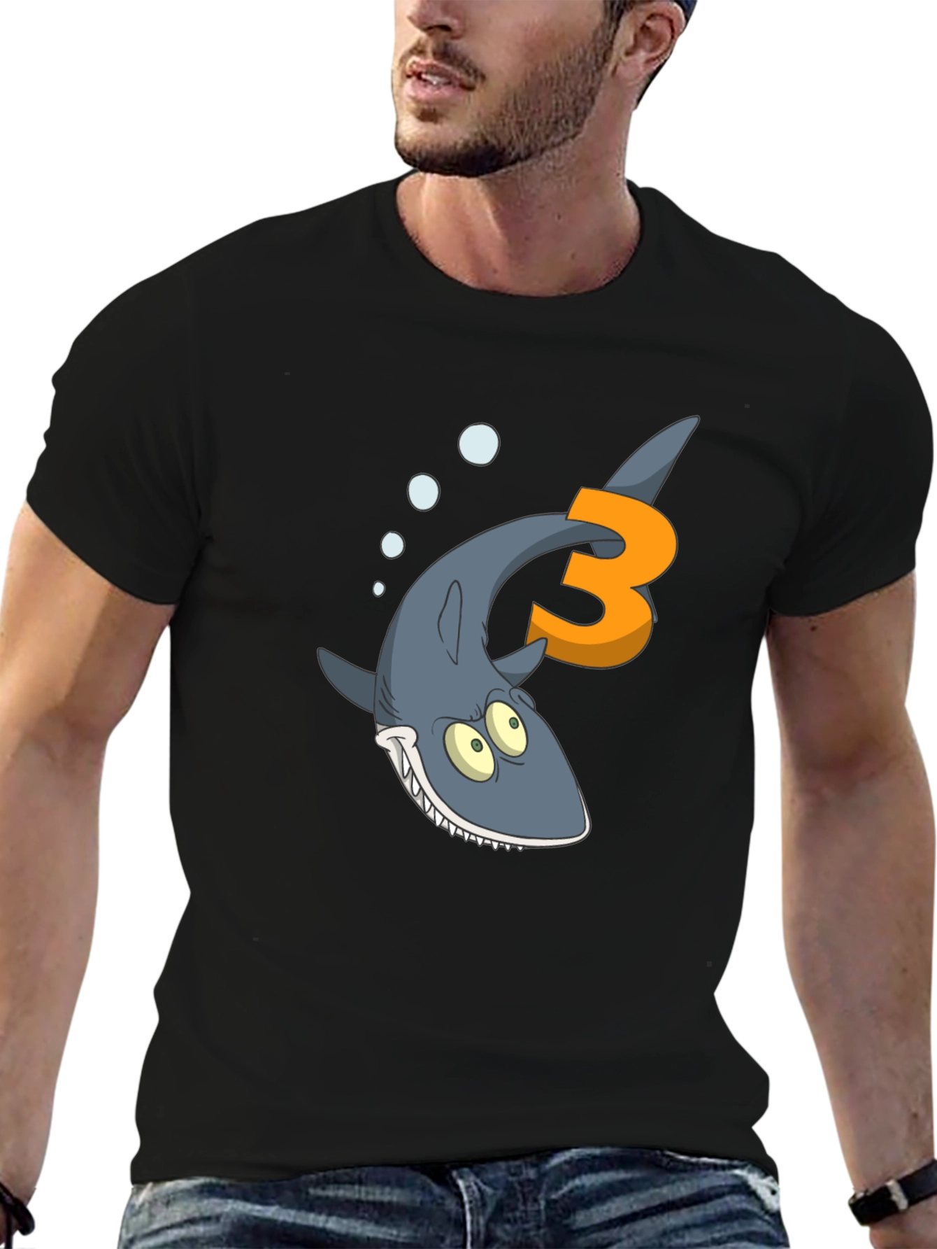 Shark Birthday T-Shirt - 3rd Birthday Gift