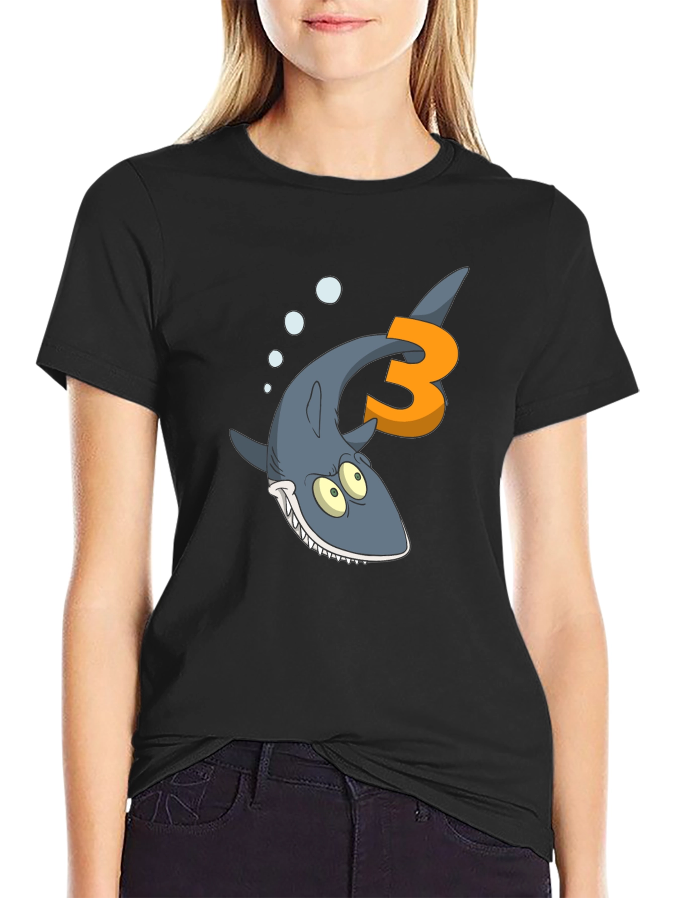 Shark Birthday T-Shirt - 3rd Birthday Gift