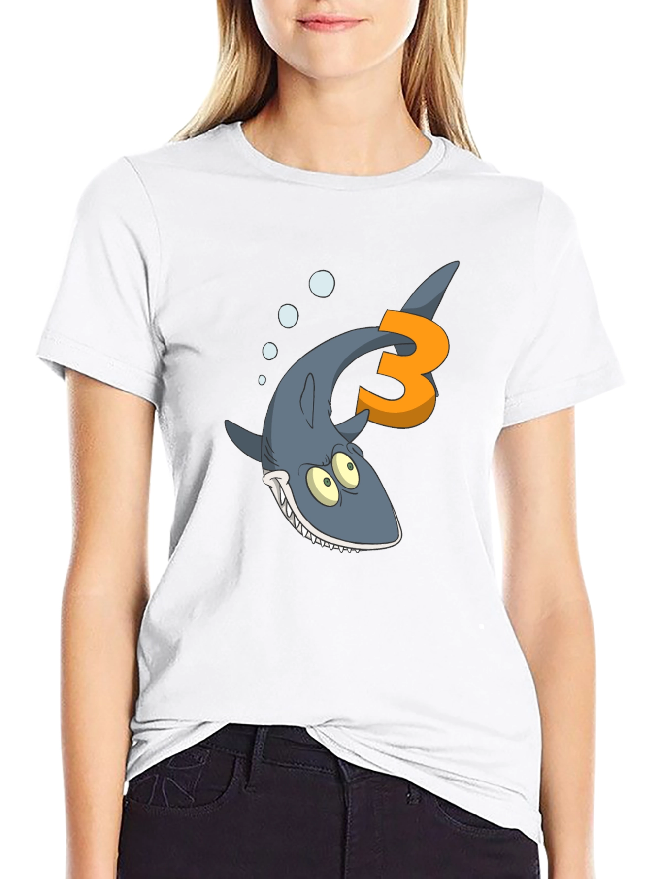 Shark Birthday T-Shirt - 3rd Birthday Gift