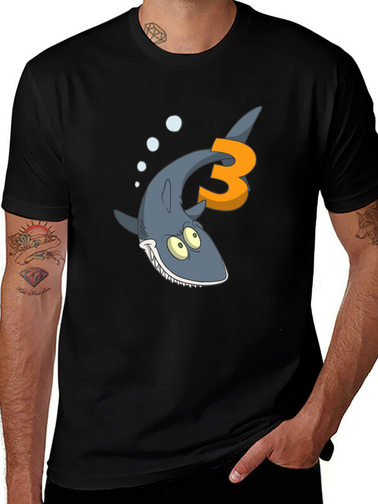 Shark Birthday T-Shirt - 3rd Birthday Gift
