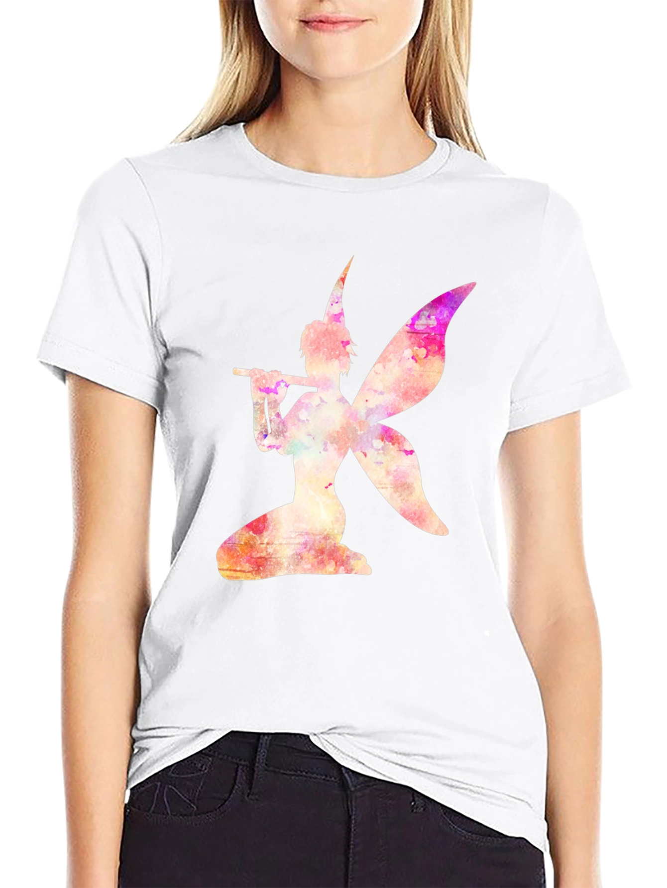 Fairy Flute Black T-Shirt