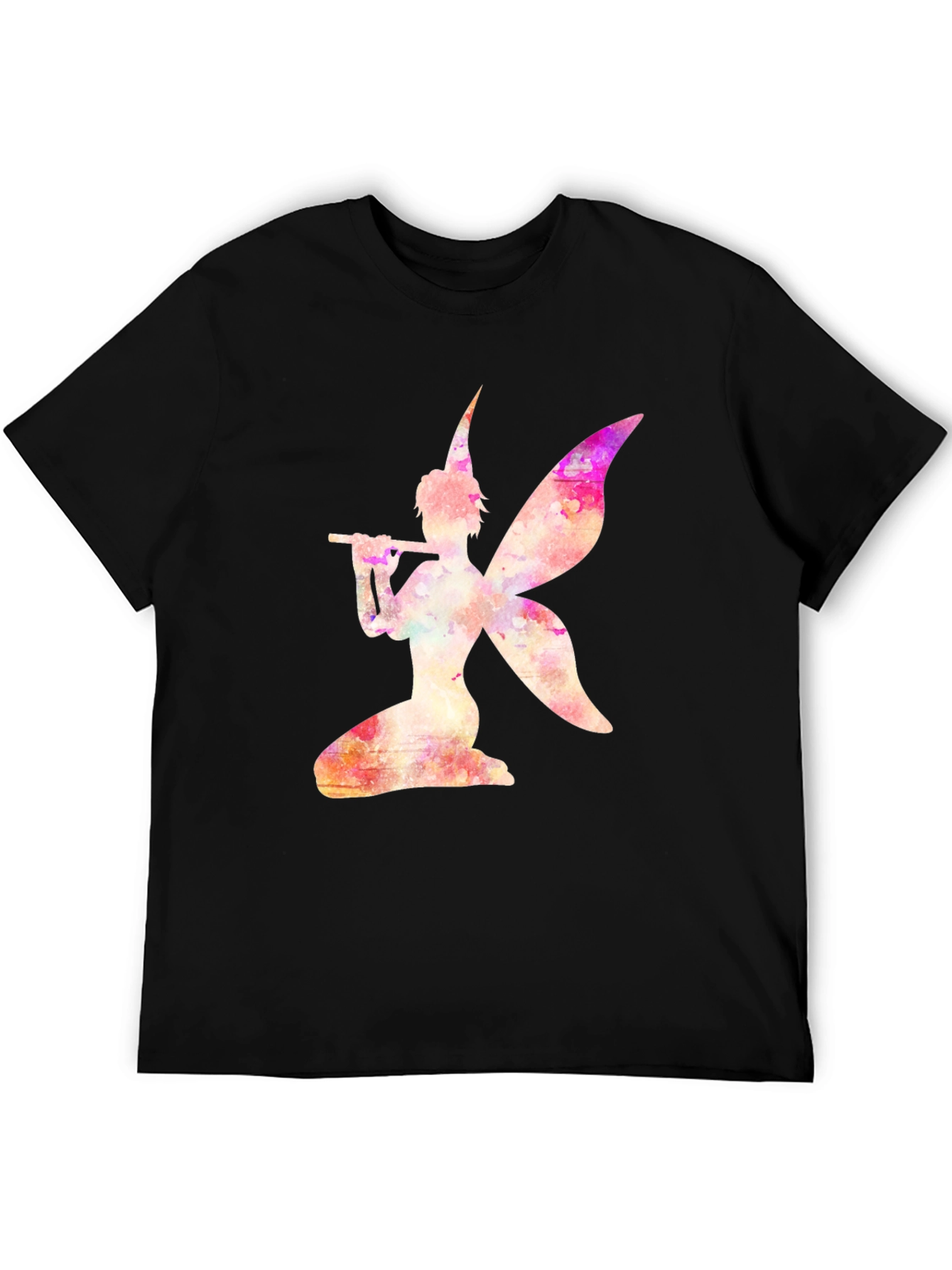 Fairy Flute Black T-Shirt