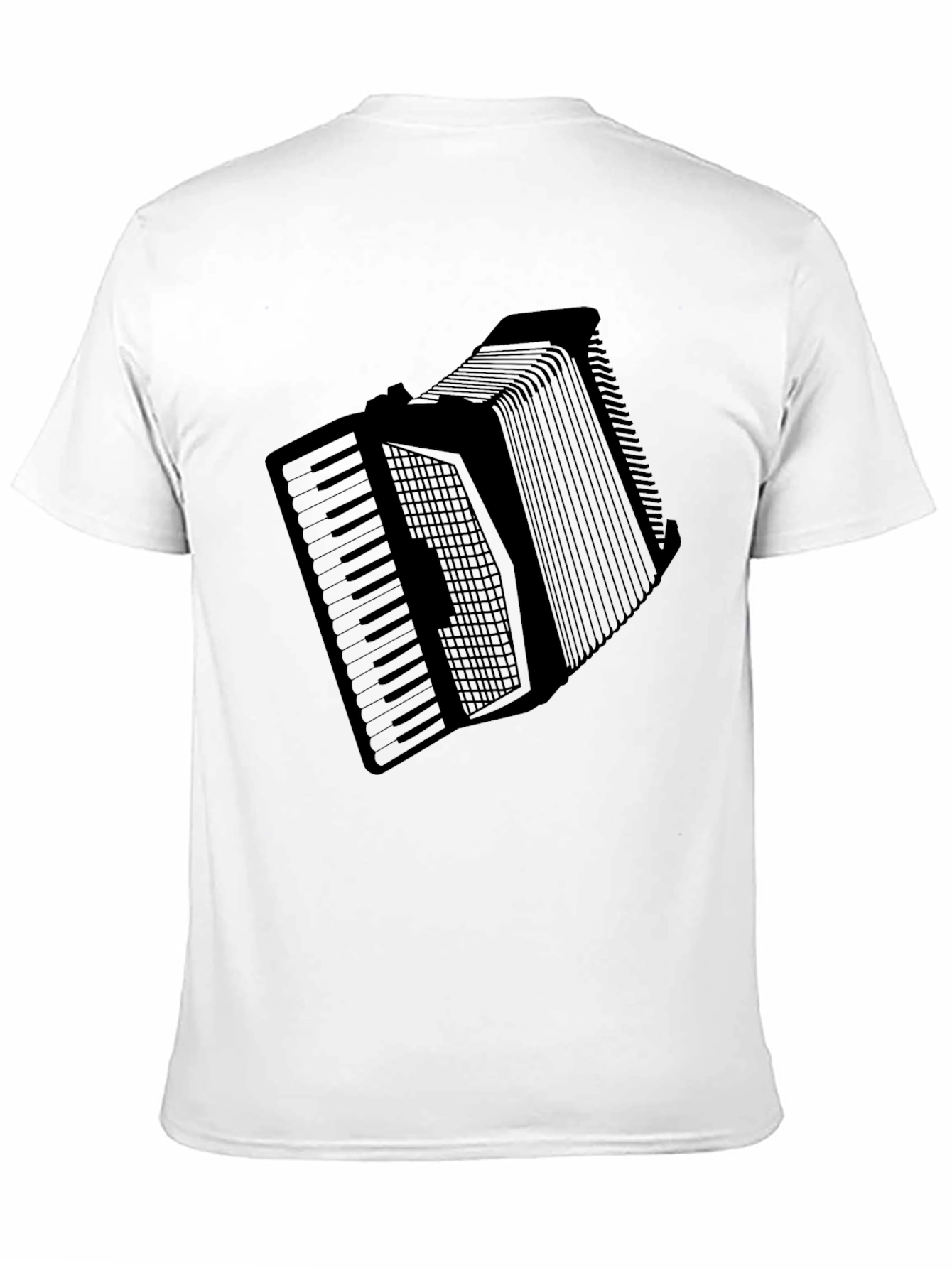 Accordion Graphic Black T-Shirt