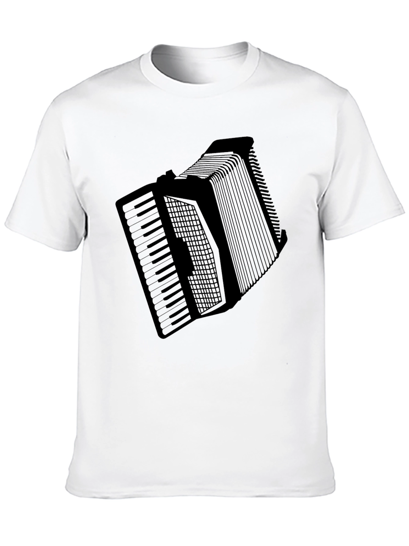 Accordion Graphic Black T-Shirt