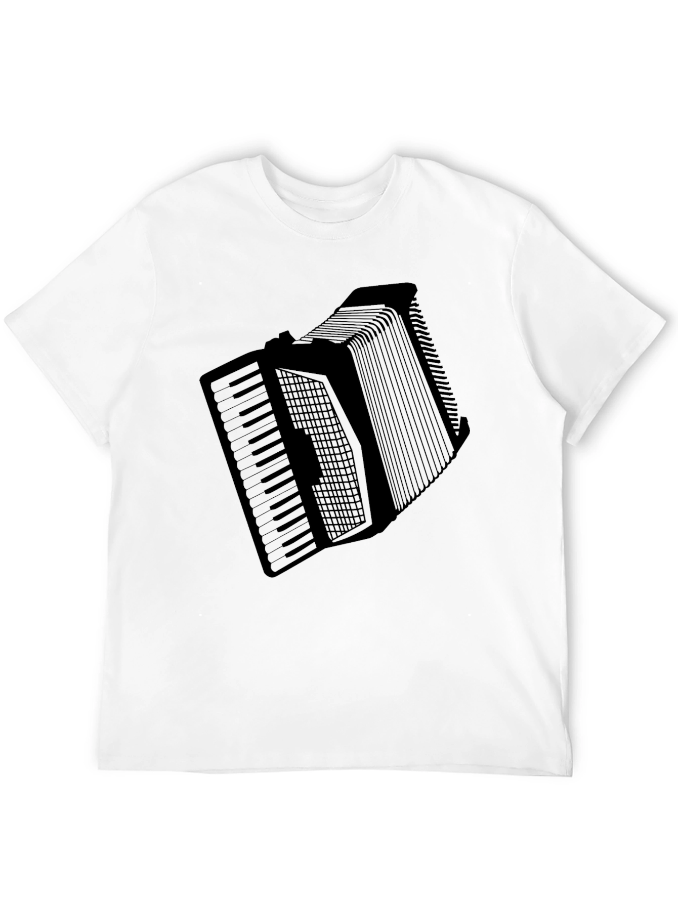 Accordion Graphic Black T-Shirt