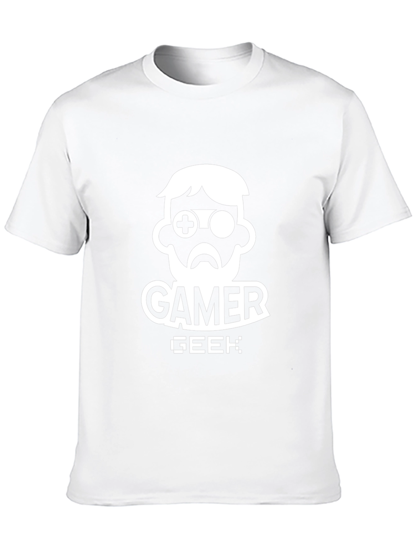 Gamer Geek Graphic Tee - Black Cotton T-Shirt