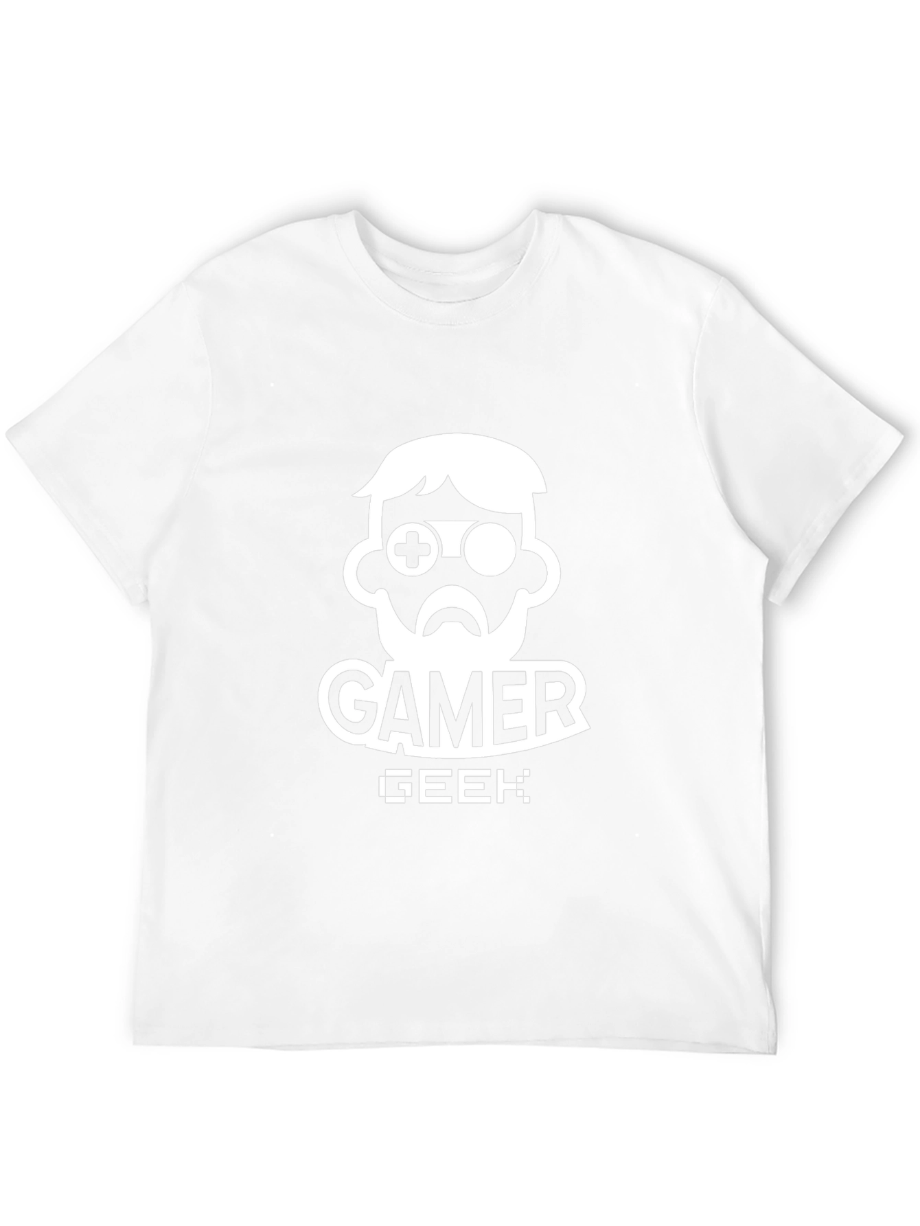 Gamer Geek Graphic Tee - Black Cotton T-Shirt