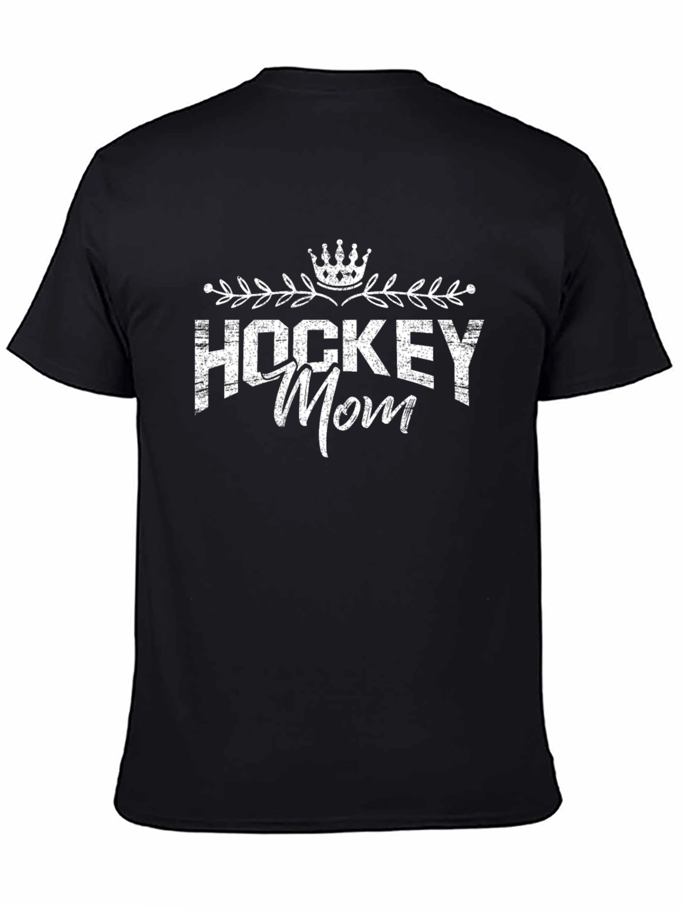 Hockey Mom Graphic T-Shirt - Black