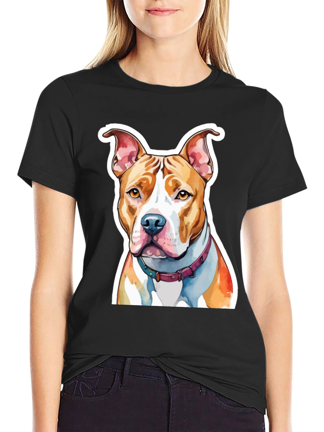 Pitbull Dog Graphic Tee - Unique Pet Lovers T-Shirt