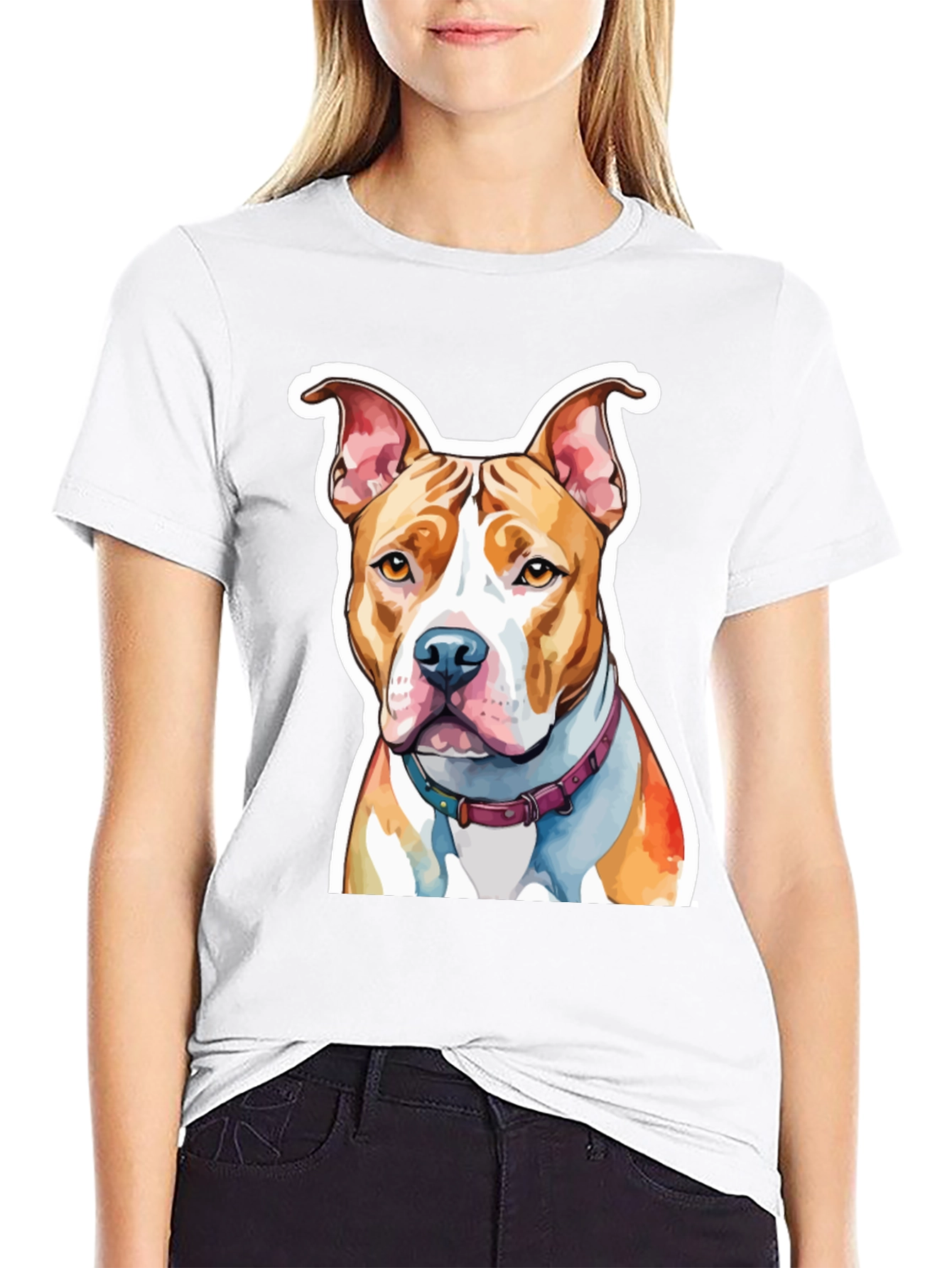 Pitbull Dog Graphic Tee - Unique Pet Lovers T-Shirt