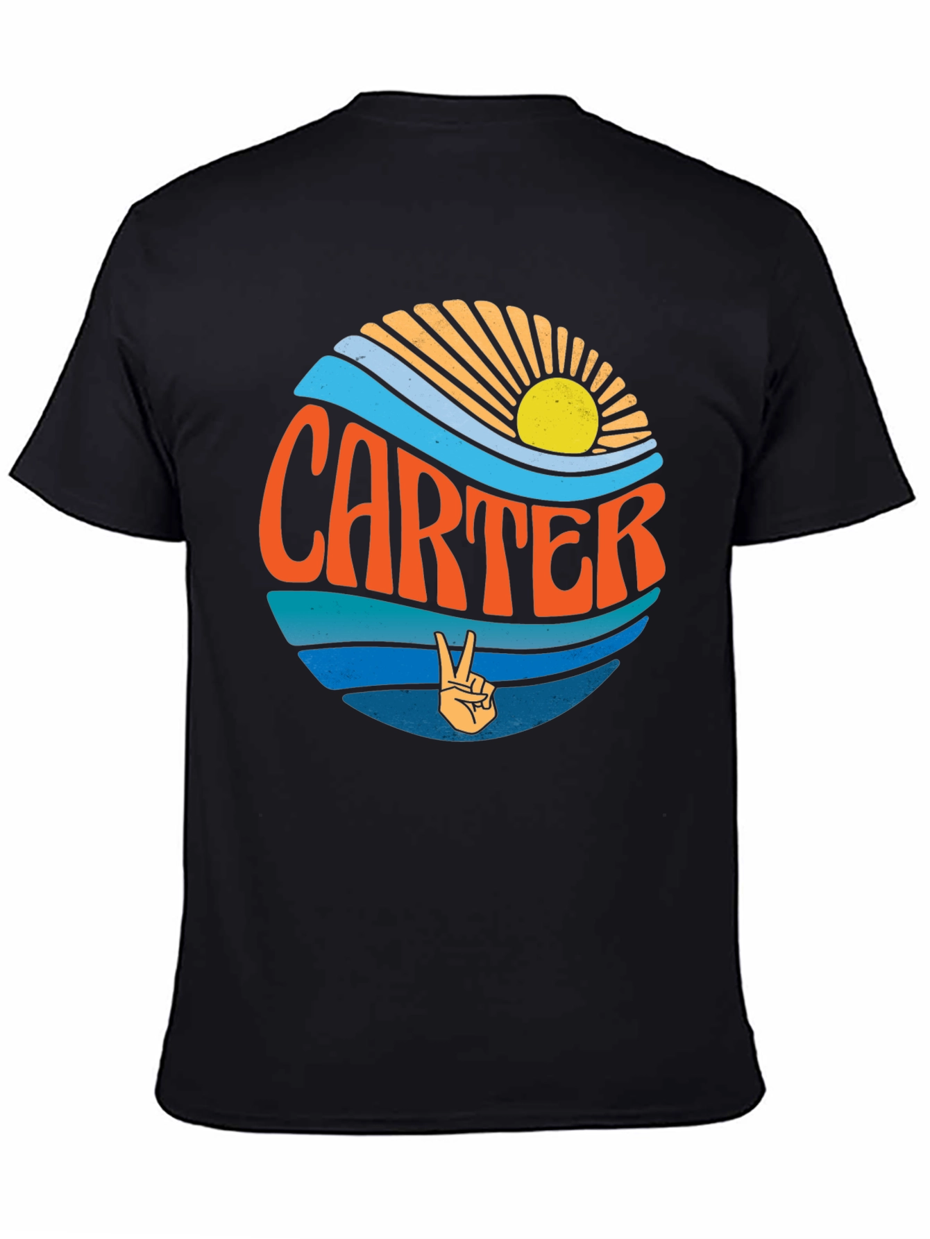 Carter Retro Graphic T-Shirt - Hippie Vibes