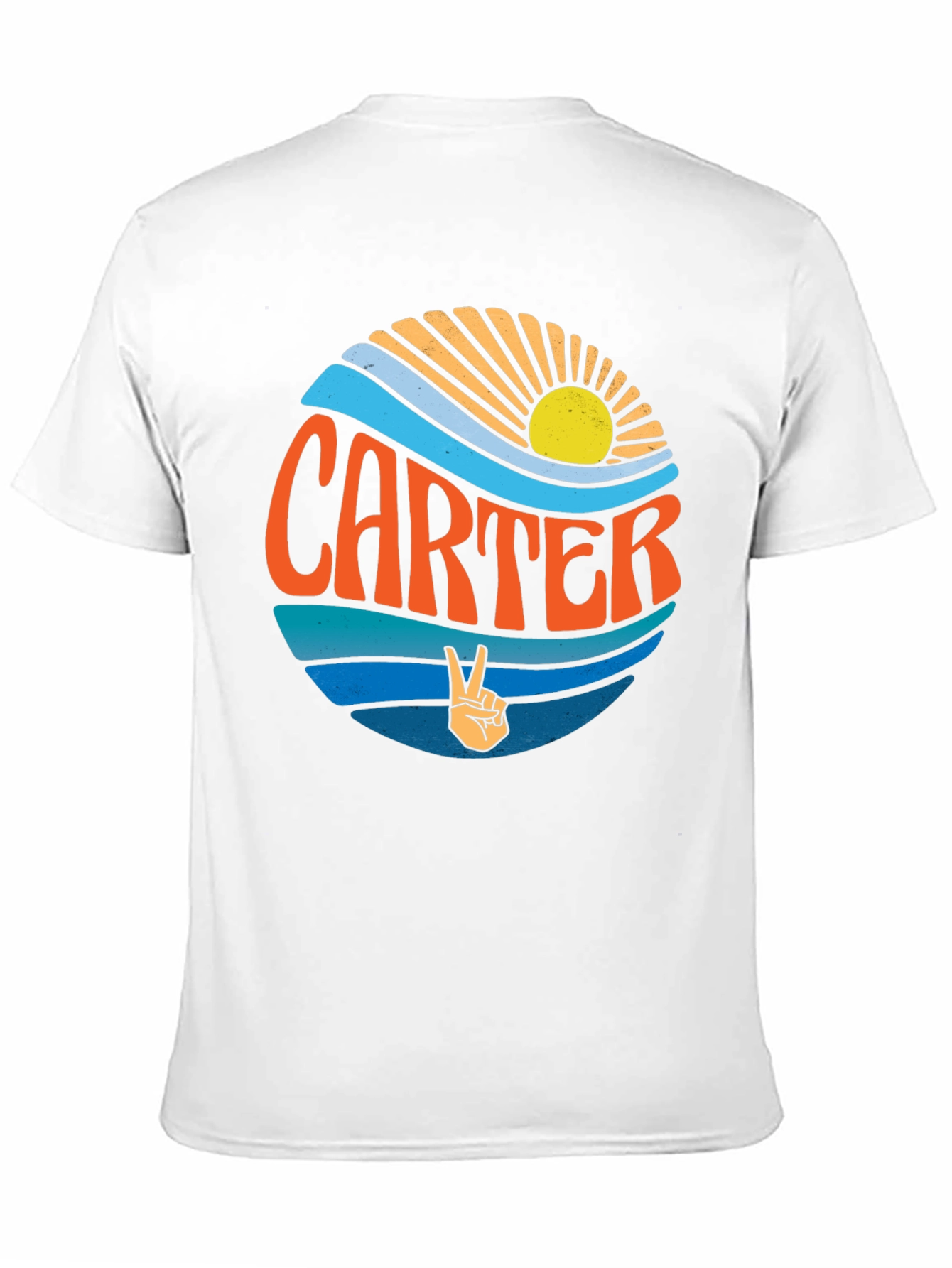 Carter Retro Graphic T-Shirt - Hippie Vibes