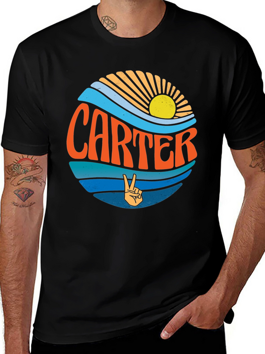 Carter Retro Graphic T-Shirt - Hippie Vibes