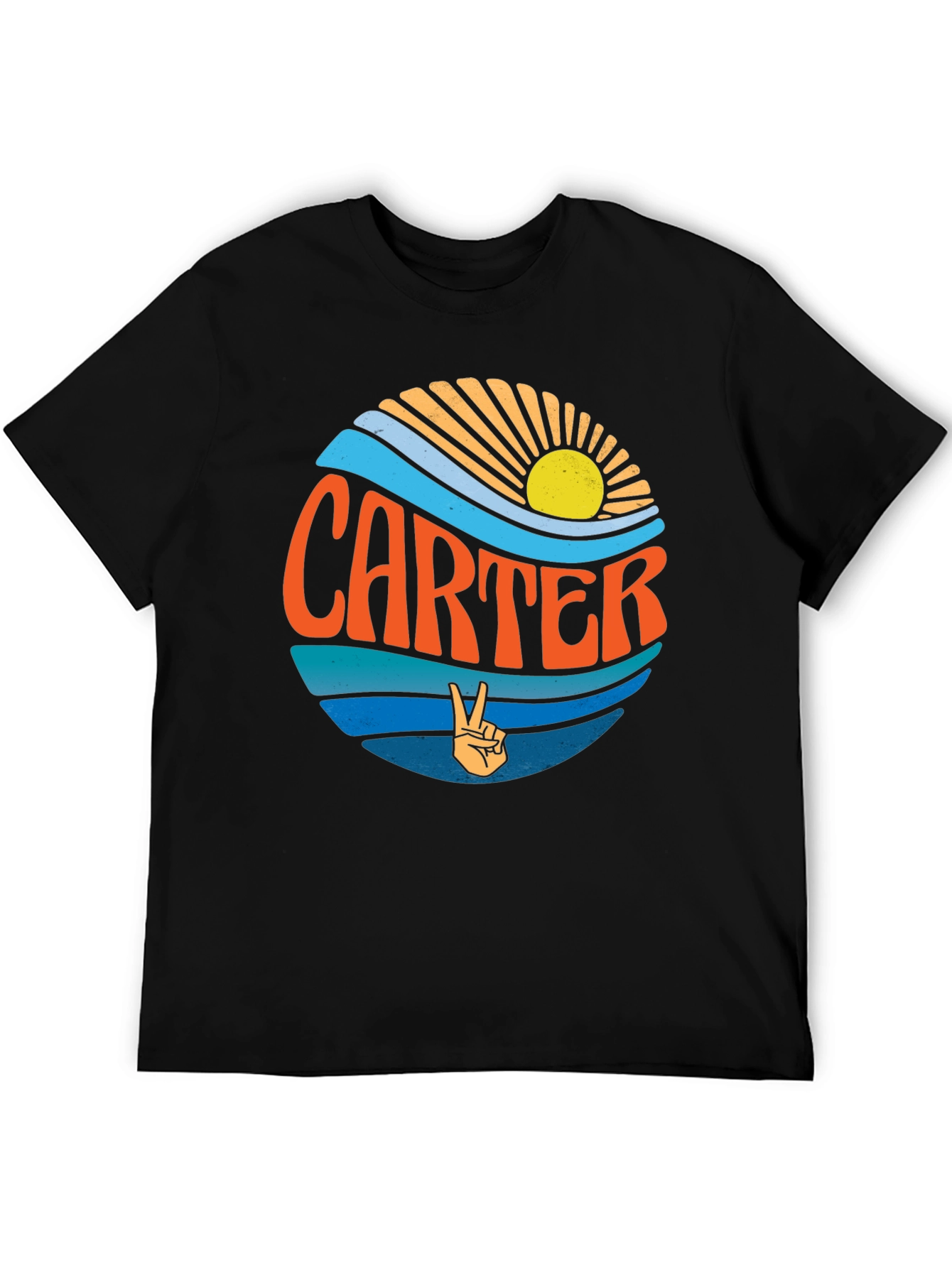 Carter Retro Graphic T-Shirt - Hippie Vibes