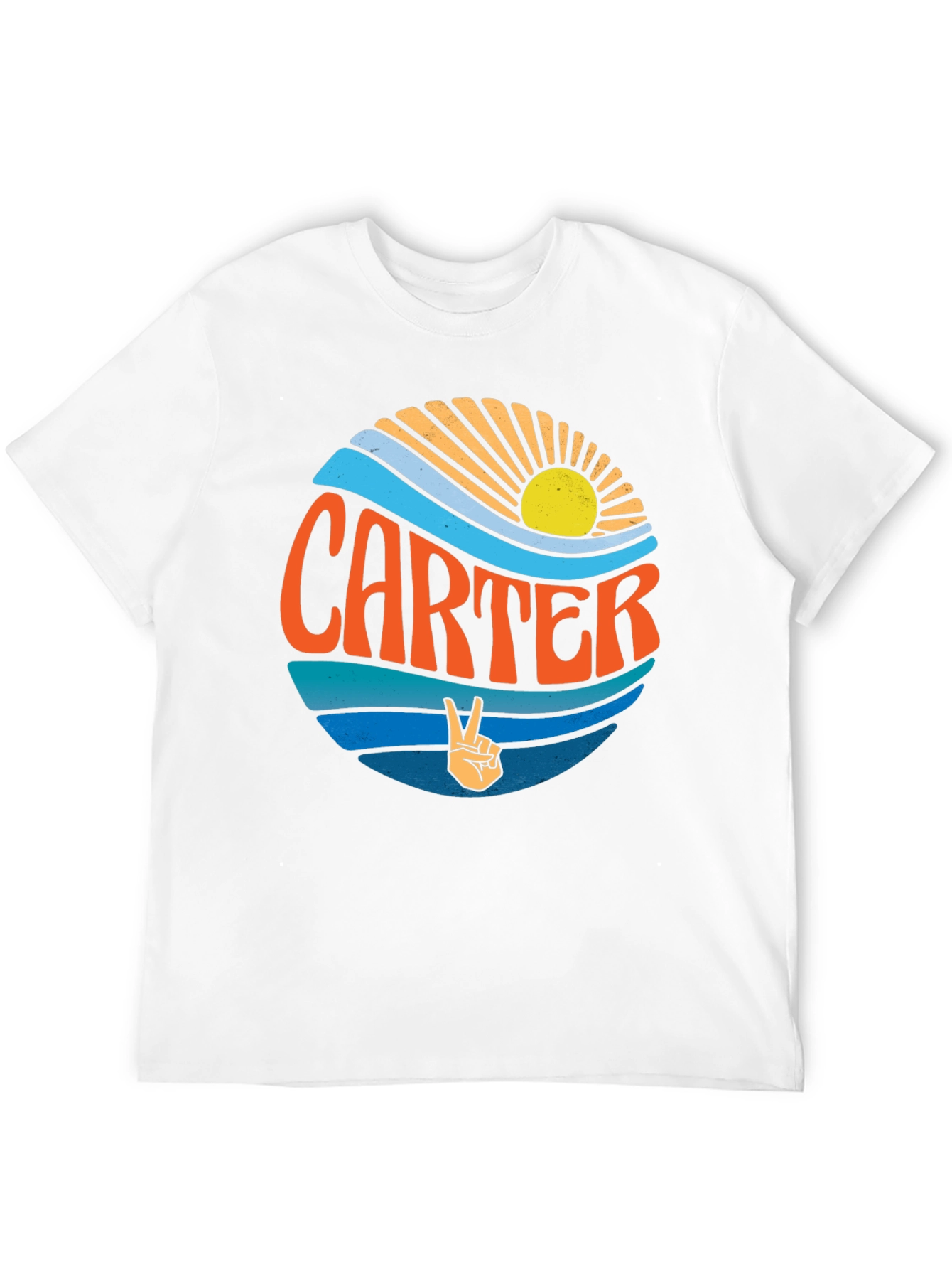 Carter Retro Graphic T-Shirt - Hippie Vibes
