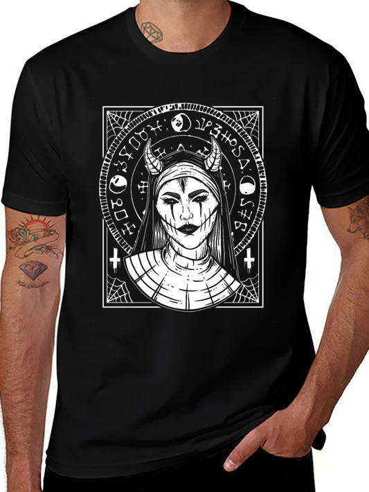 Devil Nun T-Shirt - Gothic Graphic Tee