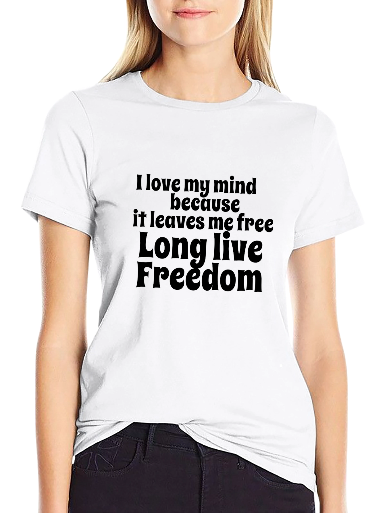 Freedom Mind T-Shirt - Black